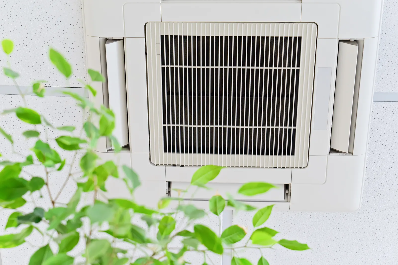 ceiling,air,conditioner,in,modern,office,or,at,home,with